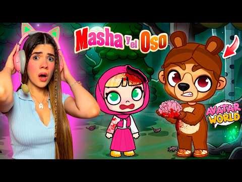 OSO APLASTÓ a MASHA cuando los CREÉ en AVATAR WORLD⚠️ (NUNCA LO HAGAS😨) | Ani Cat😻