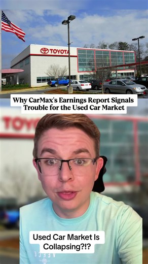 CarMax's recent earnings reveal concerns for the used car market, showing a significant drop in sales and growing inventory issues. Learn how these factors may lead to falling used car prices. Share your thoughts on the future of used cars! #usedcars #CarMax #carmarket #inventoryissues #automotive