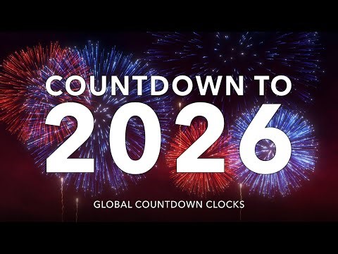 New Year 2026 Countdown | All Time Zones