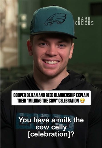 well that’s a new one 😂 #nfl #philadelphiaeagles #cooperdejean #reedblankenship #hardknocks @HBO Max Sports