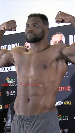 Francis Ngannou vs Philipe Lins Official Weigh-Ins