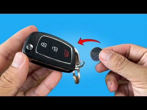 Never need to buy batteries for your car remote keys! A secret mechanics never reveal !