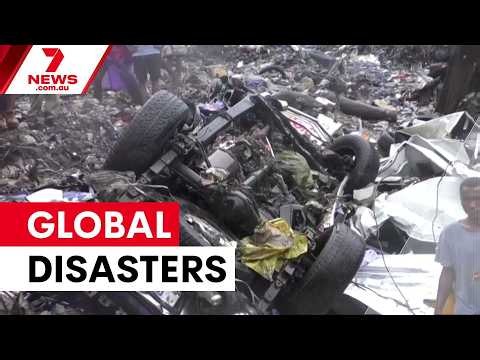 Deadly disasters strike Guinea, Italy and Nevada | 7NEWS