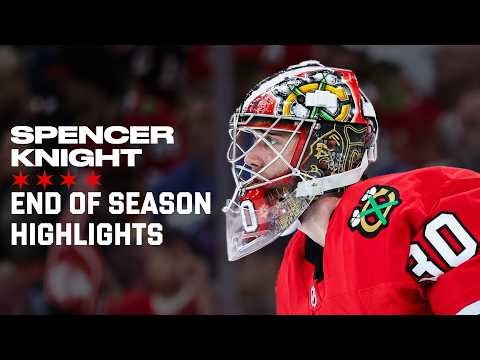 SPENCER KNIGHT End of Season Highlights 🚨📹 | Chicago Blackhawks