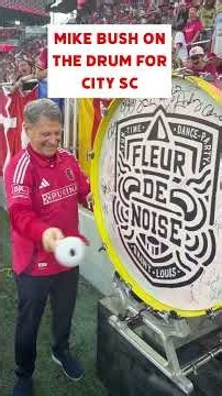Mike Bush gets game ball and drum duties for CITY SC