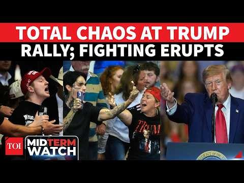 Trump Halts Rally Midway As Clashes Erupt; Hecklers Target POTUS, Unleash Chaos In South Carolina
