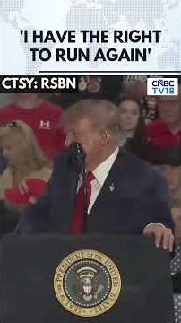 Trump Revives Third-Term Talk, Says 'The Cheated Us On The Second One' | US Midterms 2026 | N18G