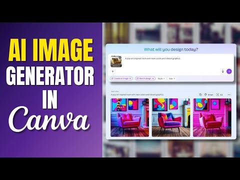 How to Make AI Generated Images in Canva | No Design Skills Needed