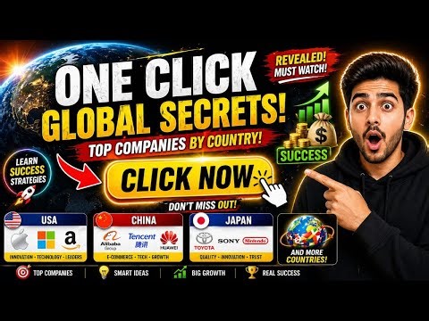 Top companies by country 🌍| Global Business Secrets 🔥