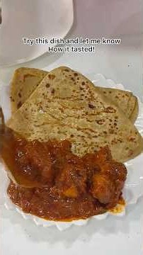 Spicy Red Chicken curry 🍗+ Quick 5 min dough kneading hack