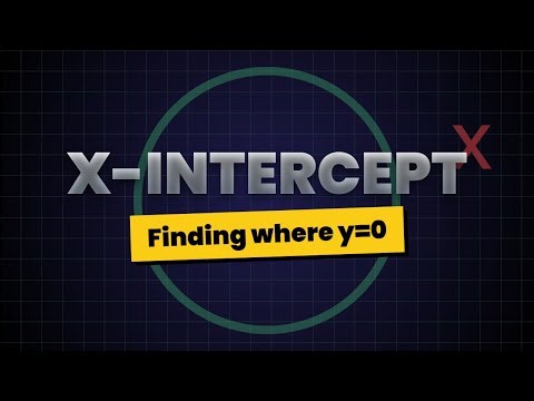 What is an X-Intercept? | Algebra Basics Explained