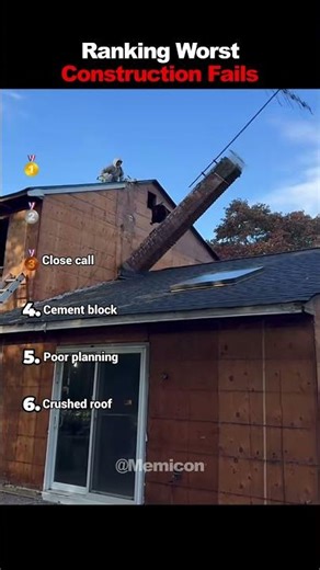 Ranking Worst Construction Fails