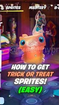How to Get TRICK OR TREAT Sprites in Fortnite! (EASY)