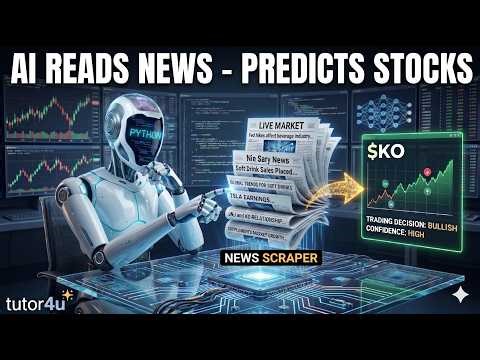 I Built an AI That Scrapes News & Predicts Stocks (Python + Groq)