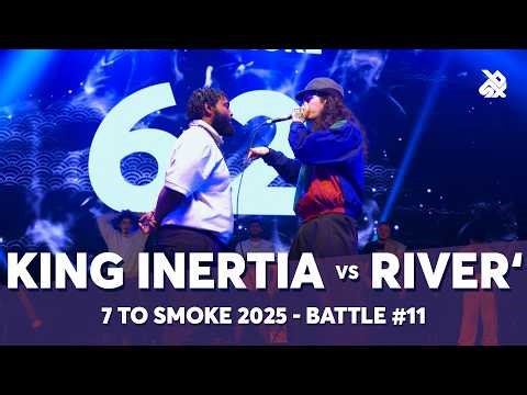 KING INERTIA 🇺🇸 vs RIVER' 🇫🇷 | GRAND BEATBOX BATTLE 2025: 7 To Smoke | Battle 11