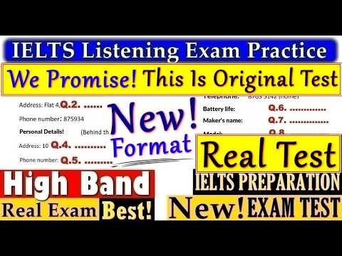 IELTS LISTENING PRACTICE TEST 2026 WITH ANSWERS | 18.04.2026