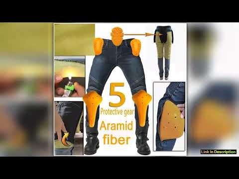 Aramid fiber Motorcycle Pants Men Kevlar Moto Jeans Protective Gear Riding Touring Motorbike Trouse