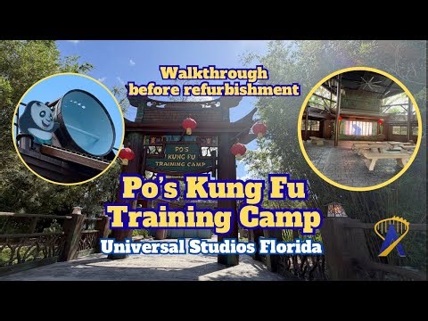 Po's Kung Fu Training Camp Walkthrough Before Refurbishment Closure - Universal Studios Florida