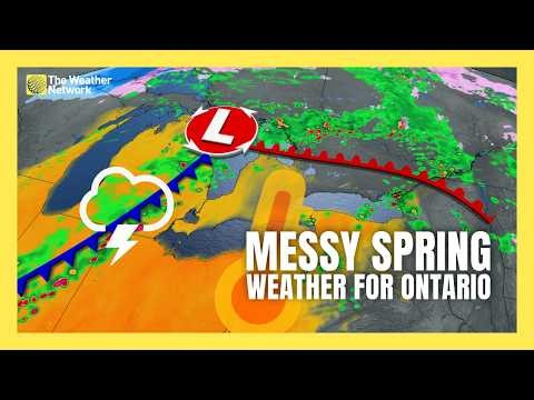 Messy Spring Weather Arrives Across Ontario | #forecast