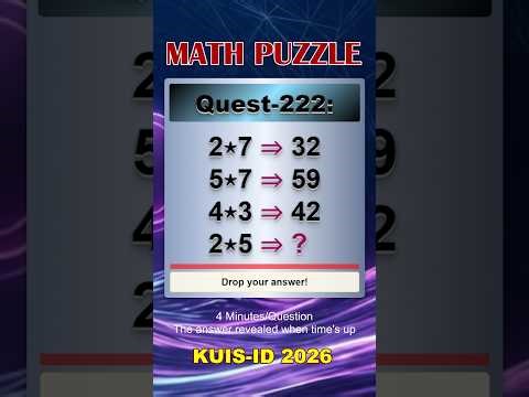 Math Puzzle Marathon 33: Identify the pattern and solve the equation