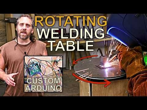 DIY Rotating Welding Table - Custom Arduino Controlled Positioner