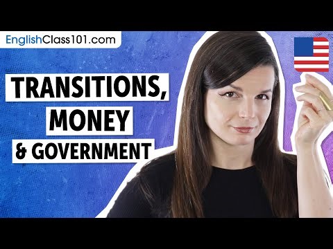 Learn English with Alisha (Past Livestreams) - Transitions, Money, and the Government