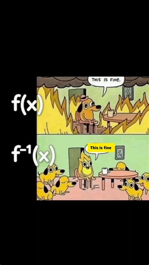 This is Fine? Decoding the Inverse Function Meme with Math Magic! 😂🔥 | Quick IIT JEE Prep Tip #math