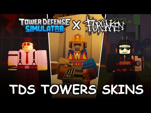 New Tower Defense Simulator Survivor Skins In Forsaken (Roblox)