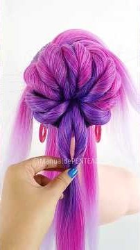 Easy hairstyle for girls 🎀 #braids #beauty #hair #viral #hairstyles