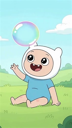 Baby Finn vs. The Giant Bubble! 🎈#BabyFinn #BabyShorts #CuteBaby #FunnyBaby #BabyVideo #KidsShorts