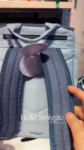 Smiggle Black and Pink Corduroy Flap Bag