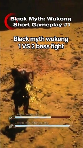 Wukong vs Giant Rat Duo! 💥 Black Myth Wukong Short Gameplay #1