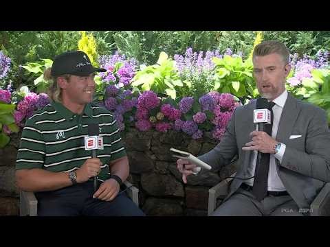 Garrick Higgo explains why he was late to his 7:18 AM tee time at the PGA Championship