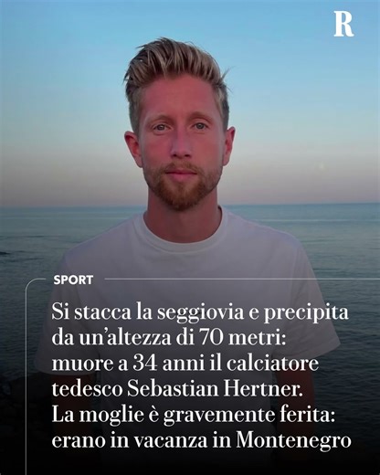 Si stacca la seggiovia, muore il calciatore Sebastian Hertner