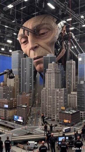 How Did They Film This Giant Alien? 👽😱 | Behind the Scenes #productionshots #cutscenes