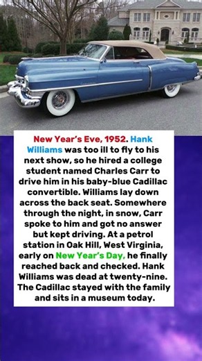 Hank Williams Died In The Back Seat — His Driver Didn’t Notice For Hours