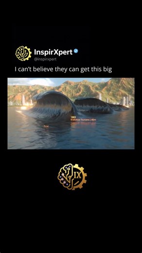 InspirXpert on Instagram: "A tsunami isn’t a wave — it’s a moving wall of destruction 🌊 Tsunamis are massive energy waves caused by underwater earthquakes, landslides, or volcanic eruptions. They travel across oceans at jet-like speeds and unleash their real power only when they hit shallow coastal waters, where devastation begins. 👉 Follow @Inspirxpert 🌟 for mind-blowing natural science & technology facts 💬 Did you know this before? Yes / No comment pls #tsunami #naturaldisasters #powerofna