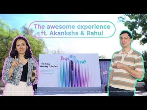 Experience Galaxy A57 and Galaxy A37 5G with our Awesome Experts | Samsung