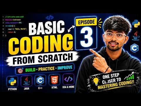 Java User Input Using Scanner | Basic Coding From Scratch | Episode 3