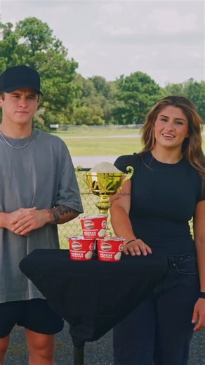 We hit the track for a super fun head to head race fueled by our favorite Idahoan Mashed Potatoes! Stay tuned for more behind the scenes fun with us and @idahoanfoods 🏁🥔 | Hailie Deegan