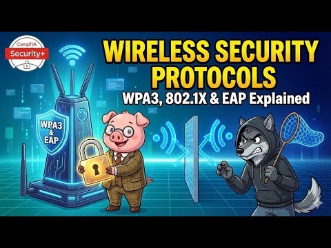 Wireless Security Protocols & WPA3 Explained | CompTIA Security+ SY0-701