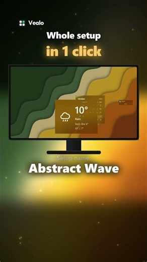 Wait, This Is Windows? 🌊 · Abstract Wave Setup