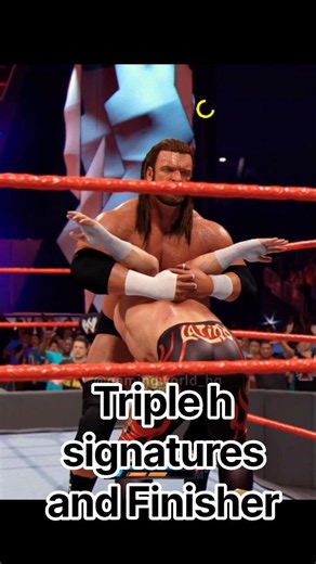 Triple h Signature and Finishers to Rock and Eddie Guerrero #tripleh #pedigree