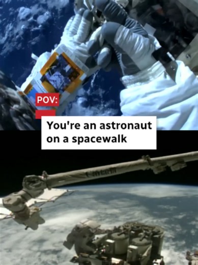 Canadian astronaut Joshua Kutryk is on his first spacewalk. It's the first of two he'll make with NASA astronaut Anil Menon as they install eight solar arrays on the International Space Station, boosting its power. #Space #Science #Astronaut #Canada #CBCNews