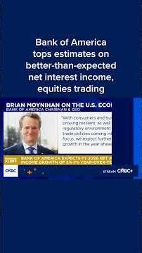 Bank of America tops estimates on better-than-expected net interest income, equities trading