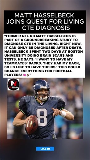 Matt Hasselbeck's Quest to Diagnose CTE in the Living 😢🧠 #shorts
