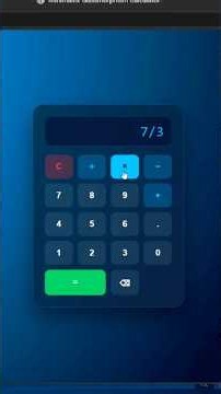 Glassmorphism Calculator | HTML | CSS
