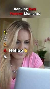 Ranking Best Federer Moments