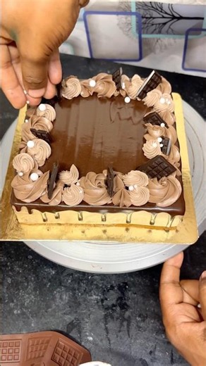 Death by Chocolate: Square Cake Edition ✨ #shortsfeed #shorts #cake