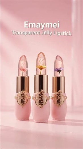 Emaymei Transparent Jelly Lipstick 💄 Flower Inside Color Changing Lip Balm | Dream Cart BD